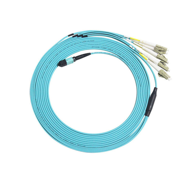 1-30 metro MTP/MPO del LC de la fibra del cable 3.0m m de la fan al cable de fribra óptica hacia fuera
