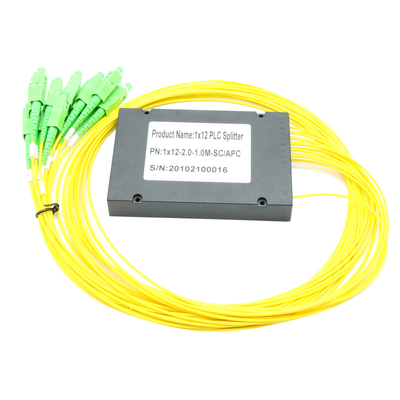 Divisor bajo del PLC de la caja del ABS del SC APC del divisor 1x12 del PLC de la fibra del PDL