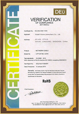 China SL RELIANCE LTD Certificaciones