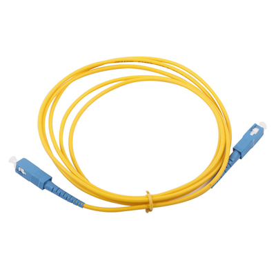 SC UPC al cordón de remiendo de la fibra óptica del SC UPC 9/125um