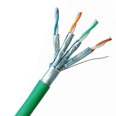 Cat6A protegió el cable de Ethernet del par trenzado