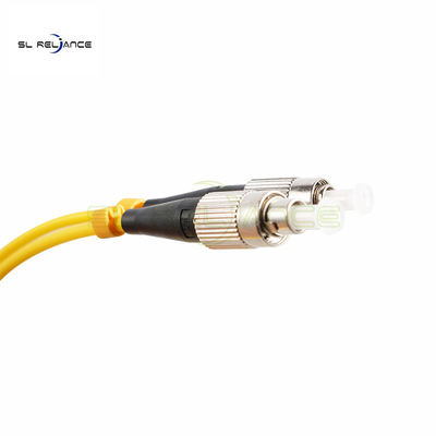 Cordón de remiendo amarillo de la fibra de 3M de los puentes de la fibra del solo modo de FC UPC para LAN CATV