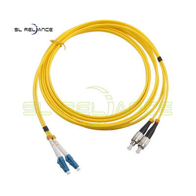 LC/UPC- cordón de remiendo A DOS CARAS de la fibra óptica de FC/UPC SM G.652D 3.0mm*2