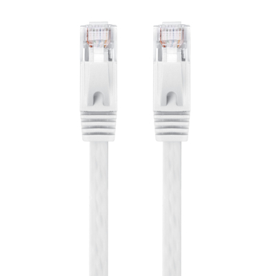 32AWG LAN fino de lim de remiendo del indicador Cat6 UTP de la red plana del cordón RJ45