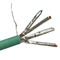 Gato incombustible de cobre puro 6A LAN Cable 23AWG 4 pares de UFTP LSZH del cable de la red