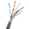 El PVC de cobre 10 Gigabit Ethernet telegrafía 23awg 0.57m m que Cat6a protegió el cable de Ethernet