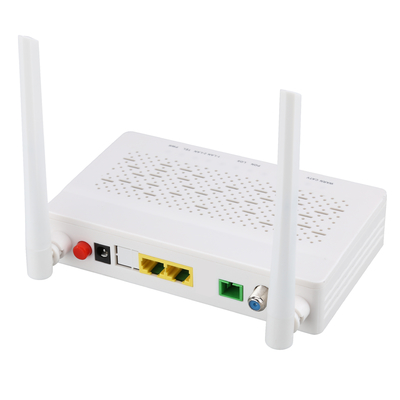 Solo módem del Ontario del router 1GE 1FE 2.4Ghz GPON de la banda CATV RF XPON ONU WIFI