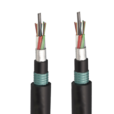 96-144 cable de fribra óptica enterrado directo de la base GYTA53/cable óptico del submarino