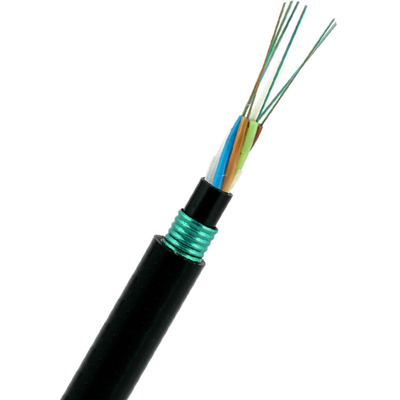 cable subterráneo de fibra óptica enterrado directo del cable de fribra óptica GYFTY53 de 12Cores los 2km