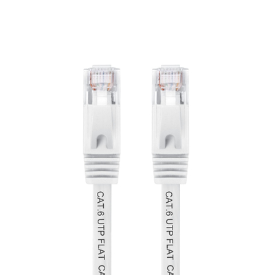 32AWG LAN fino de lim de remiendo del indicador Cat6 UTP de la red plana del cordón RJ45
