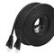 Cable de Ethernet plano de cobre desnudo Cat6, los 50Ft UTP Lan Cable For Ethernet